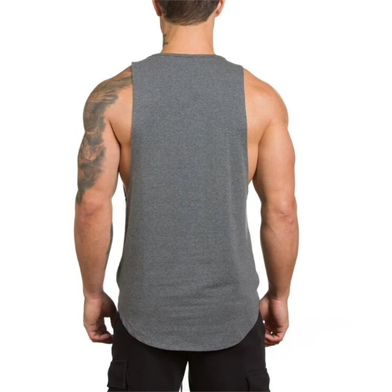 Cotton Sleeveless Muscle Tank